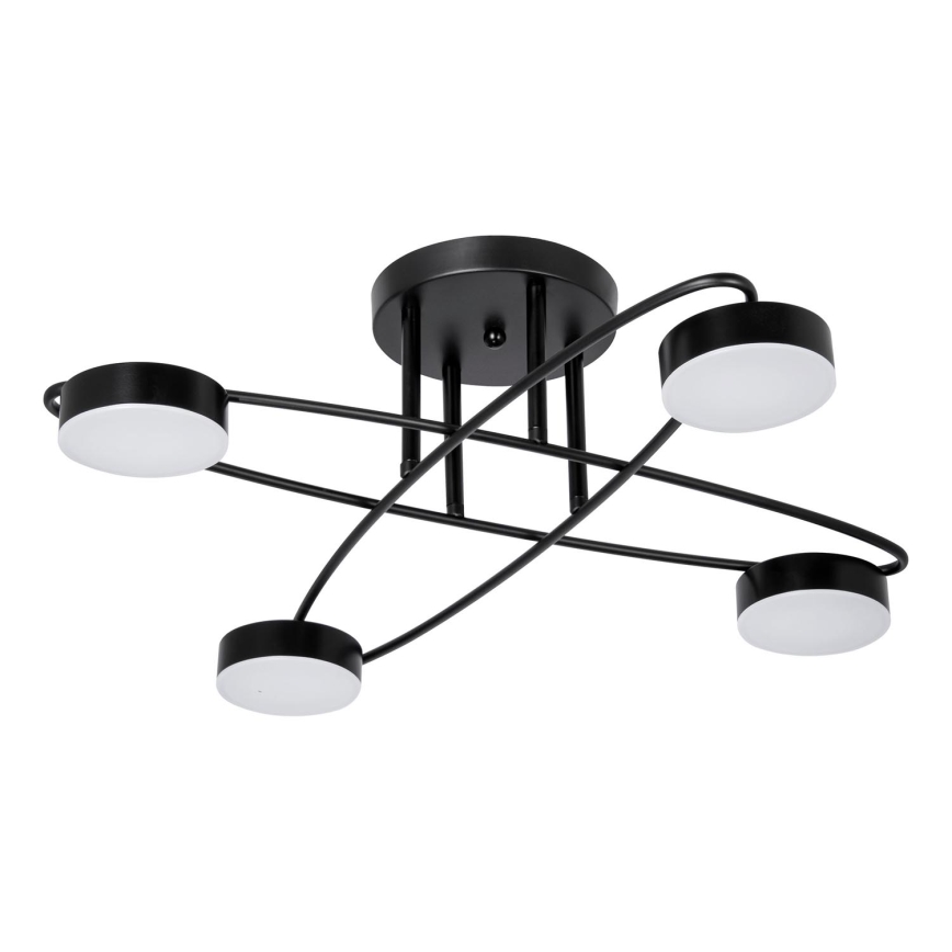 LED Pinnale kinnitatav lühter 4xLED/7W/230V 3000-6000K d. 60 cm must