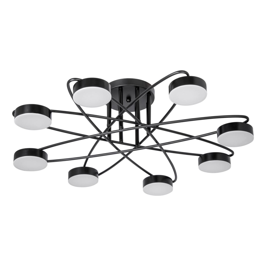 LED Pinnale kinnitatav lühter 8xLED/7W/230V 3000-6000K d. 70 cm must