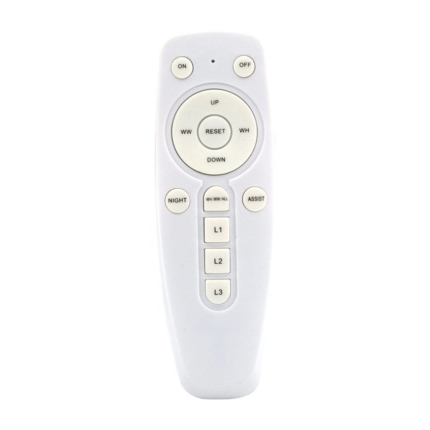 LED Hämardatav pinnale kinnitatav lühter SIENA LED/72W/230V valge + kaugjuhtimispult