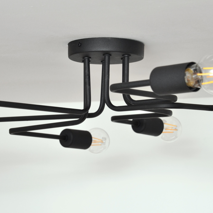 LED Pinnale kinnitatav lühter TUBE 6xE27/15W/230V