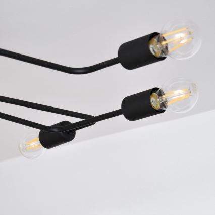 LED Pinnale kinnitatav lühter TUBE 6xE27/15W/230V