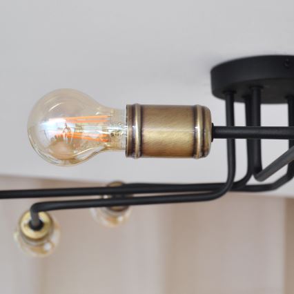 LED Pinnale kinnitatav lühter TUBE 6xE27/15W/230V
