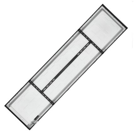 LED Pinnale kinnitatav valguspaneel BRISBANE LED/36W/230V 4000K 29,5x119 cm must