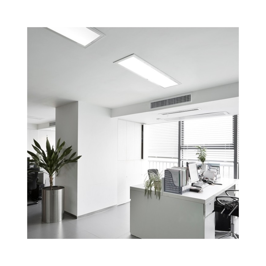 LED Pinnale kinnitatav valguspaneel BRISBANE LED/36W/230V 4000K 29,5x119 cm valge