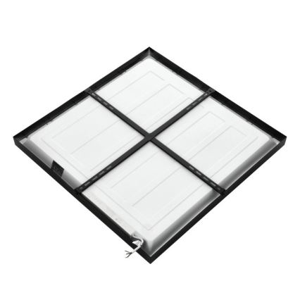 LED Pinnale kinnitatav valguspaneel BRISBANE LED/36W/230V 4000K 59,5x59,5 cm must