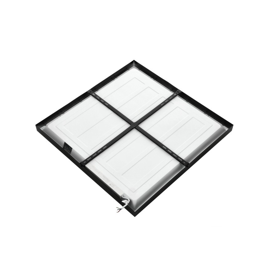LED Pinnale kinnitatav valguspaneel BRISBANE LED/36W/230V 4000K 59,5x59,5 cm must