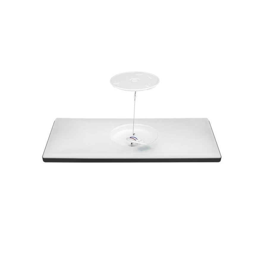 LED Pinnale kinnitatav valguspaneel NIVERA LED/32W/230V IP54 3000/4000/6000K 29,5x59,5 cm must