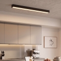 LED pinnapealne/kaabliga rippuv lühter LED/44W/230V 3000K 120 cm must