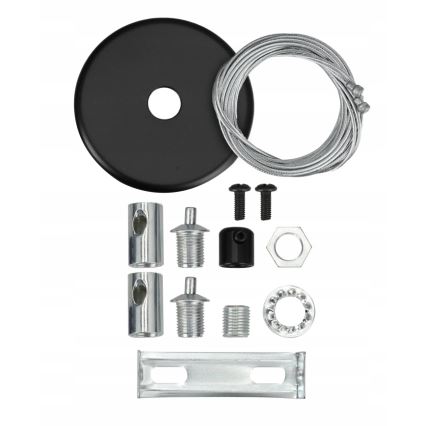 LED Pinnapealne/rippvalgusti kaabliga LED/44W/230V 6000K 120 cm must