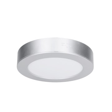 LED pinnapealne/süvistatav paneel 2-ühes LED/12W/230V 3000/4000/6000K Ø 17 cm IP54 hõbedane