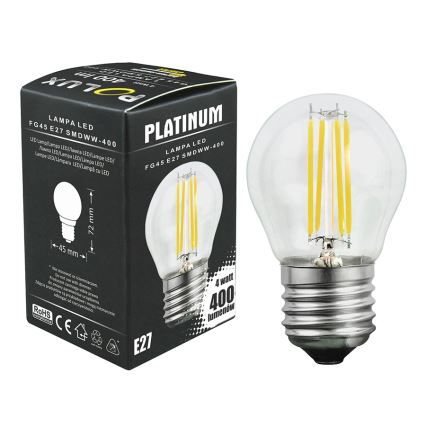 LED Pirn 1xE27/4,5W/230V 3000K