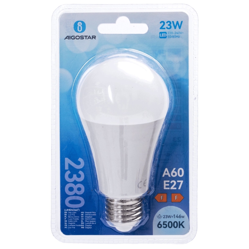 LED-pirn A60 E27/23W/230V 6500K - Aigostar