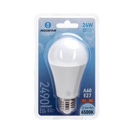 LED-pirn A60 E27/24W/230V 6500K - Aigostar