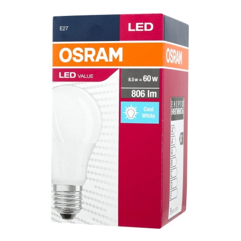 LED Pirn A60 E27/9,5W/230V 4000K - Osram