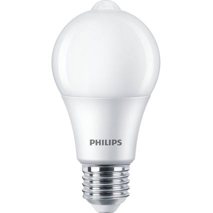 LED Pirn anduriga Philips A60 E27/8W/230V 2700K