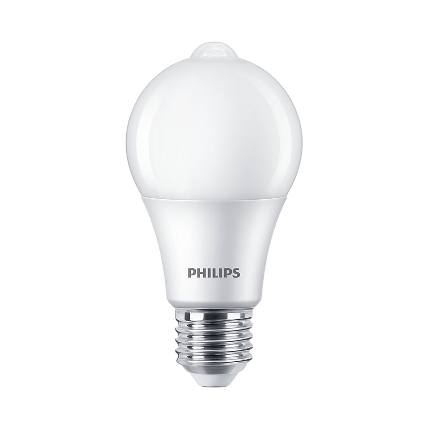 LED Pirn anduriga Philips A60 E27/8W/230V 2700K
