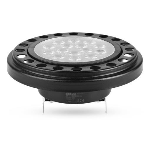 LED Pirn AR111 G53/12W/12V 3000K must 30°