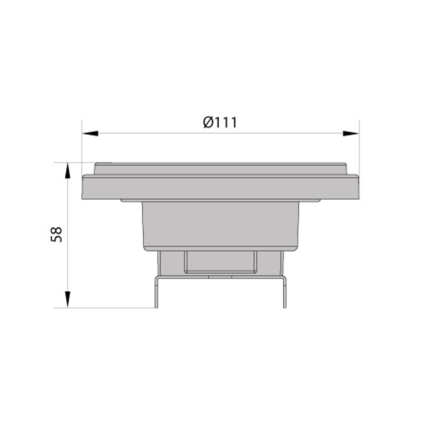 LED Pirn AR111 G53/12W/12V 4000K