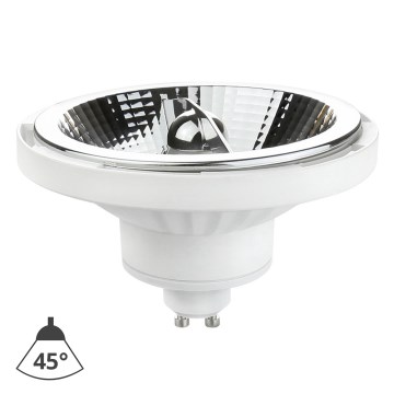 LED Pirn AR111 GU10/12W/230V 6000K 45° valge