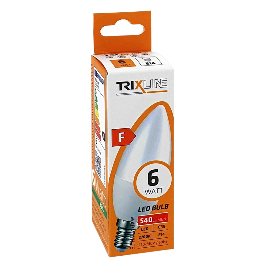 LED Pirn C35 E14/6W/230V 2700K
