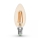 LED Pirn CLASIC AMBER C35 E14/5W/230V 2200K -  Brilagi