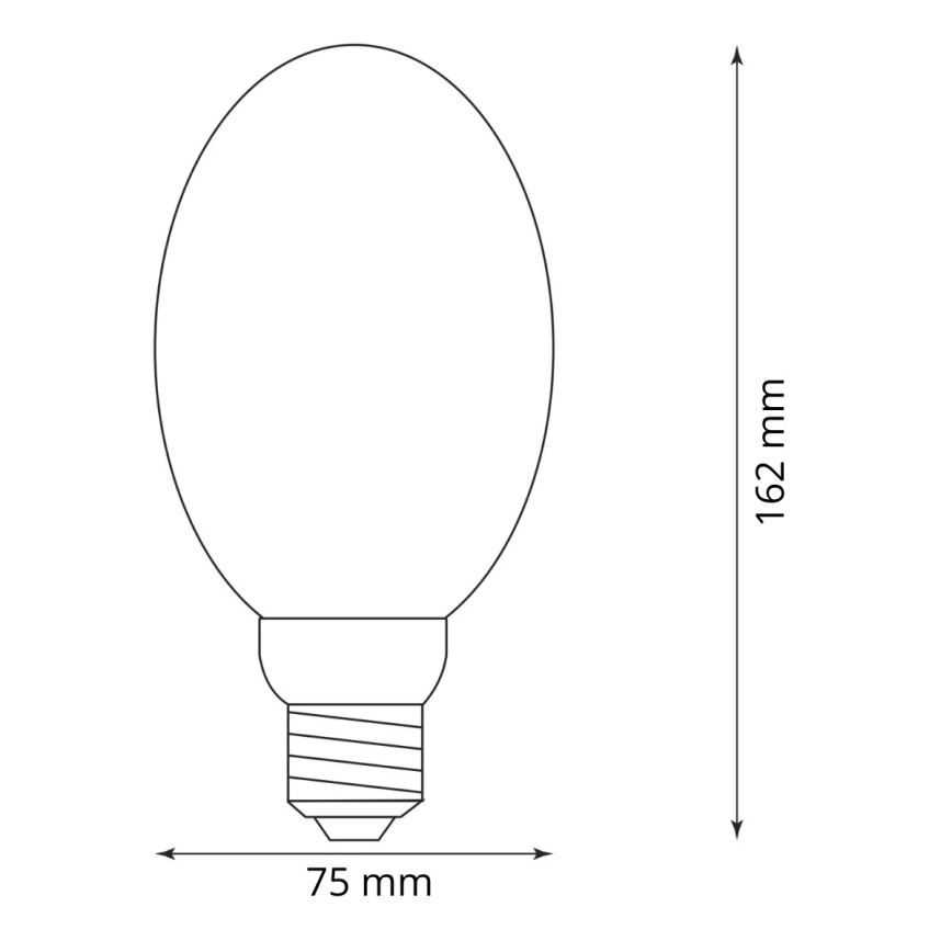 LED Pirn DECO VINTAGE B75 E27/4W/230V 1800K