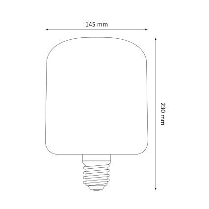 LED Pirn DECO VINTAGE E27/4W/230V 1800K