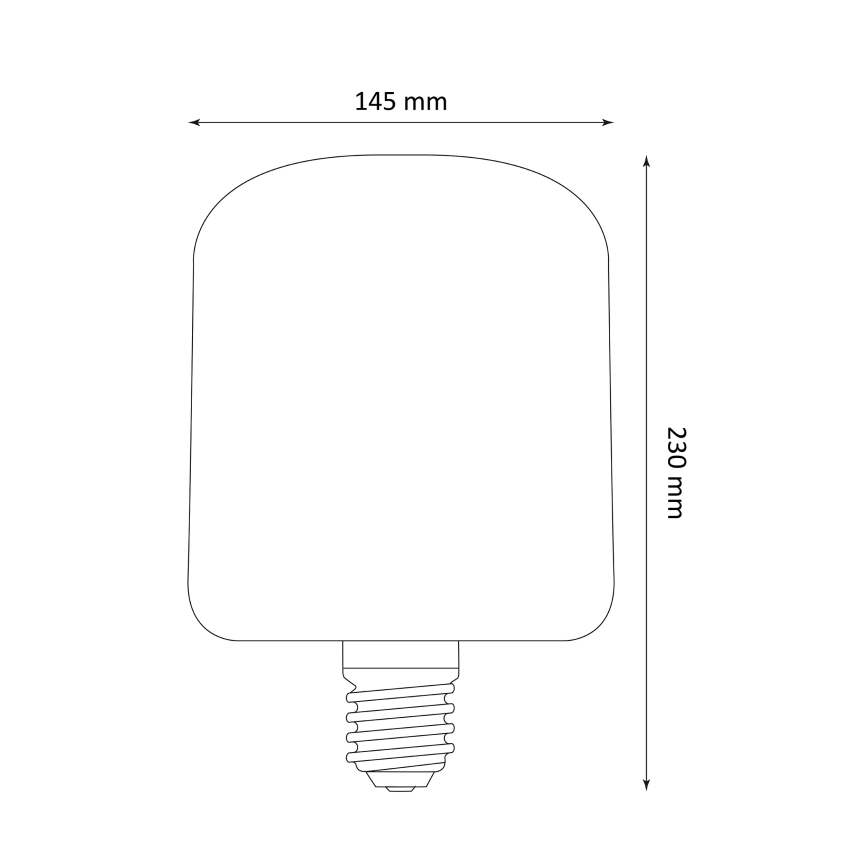 LED Pirn DECO VINTAGE E27/4W/230V 1800K