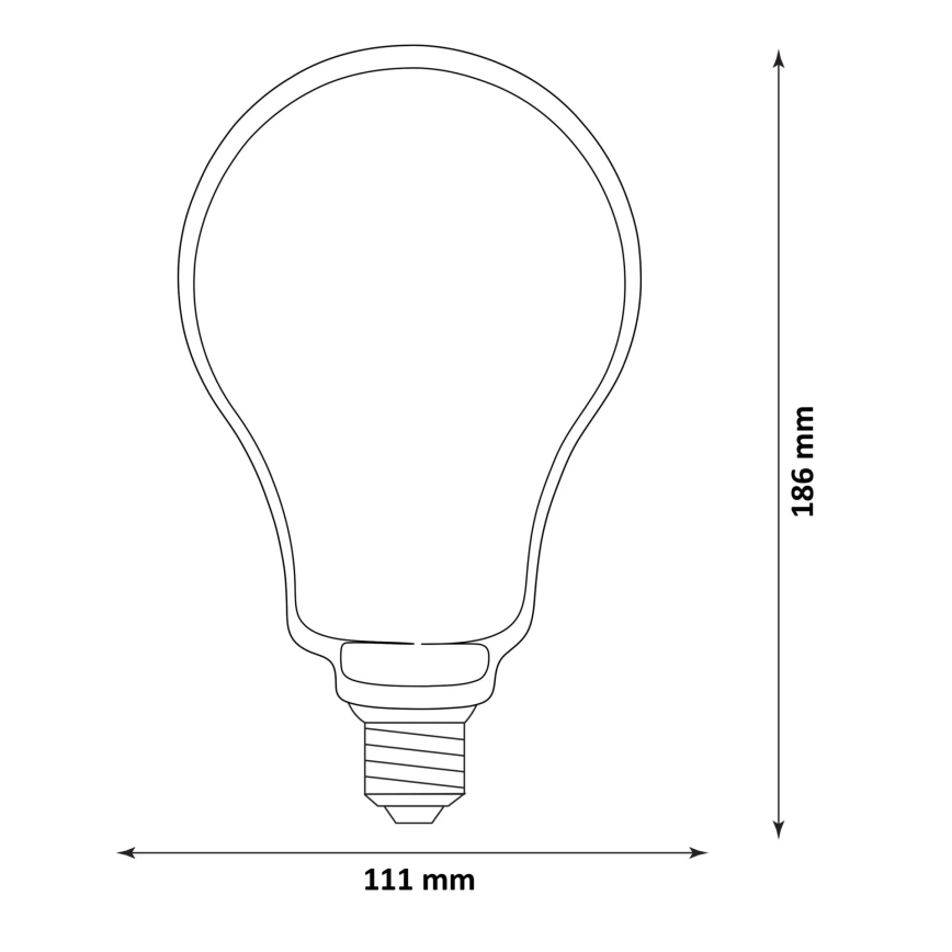 LED Pirn DECO VINTAGE FILAMENT O110 E27/4W/230V 1800K