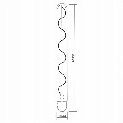 LED Pirn DECO VINTAGE FILAMENT T30 E27/4,5W/230V 2200K