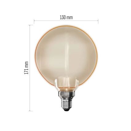 LED-pirn DECO VINTAGE G130OA E27/4W/230V 1800K