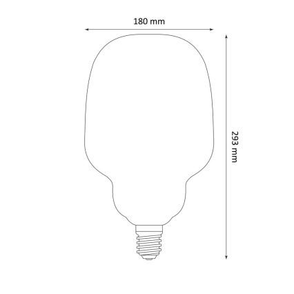 LED Pirn DECO VINTAGE S180 E27/4W/230V 1800K