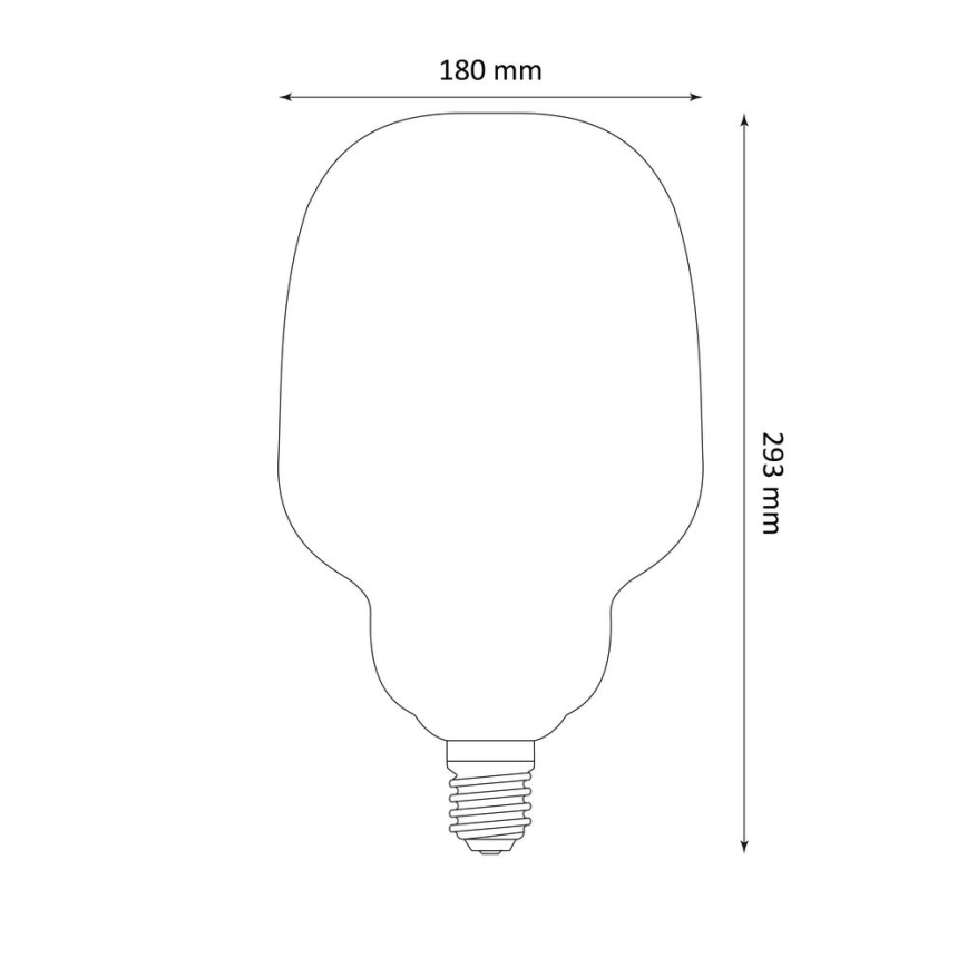 LED Pirn DECO VINTAGE S180 E27/4W/230V 1800K
