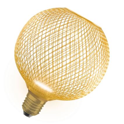 LED Pirn DECOR FLAT G125 E27/3,5W/230V 2700K kuldne - Osram