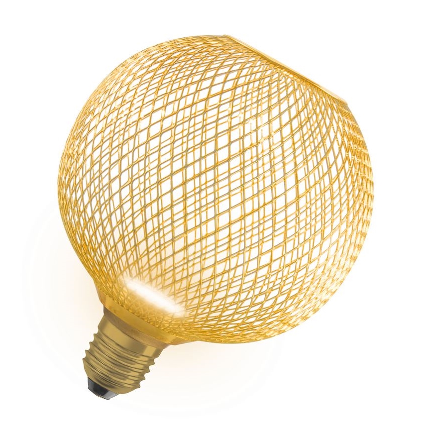 LED Pirn DECOR FLAT G125 E27/3,5W/230V 2700K kuldne - Osram