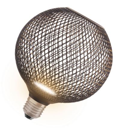 LED Pirn DECOR FLAT G125 E27/3,5W/230V 2700K must - Osram