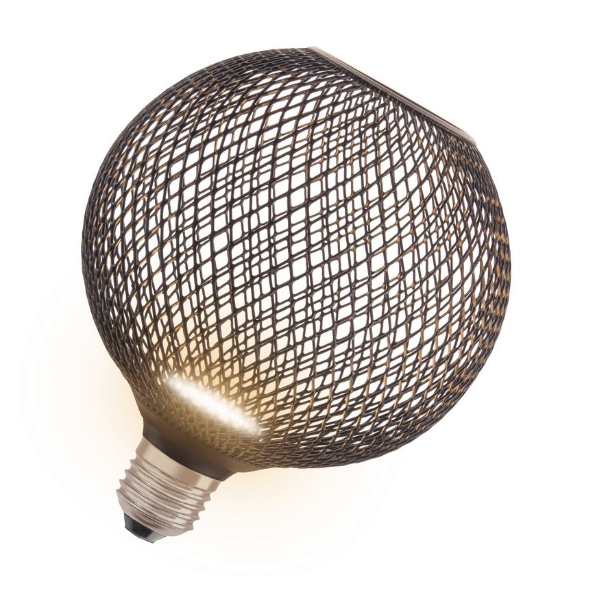 LED Pirn DECOR FLAT G125 E27/3,5W/230V 2700K must - Osram