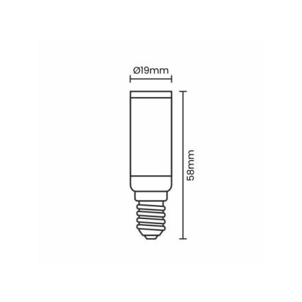 LED Pirn E14/4,5W/230V 2800K