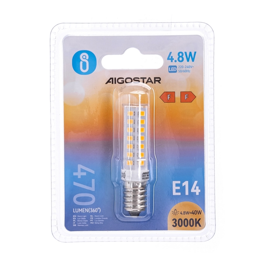 LED Pirn E14/4,8W/230V 3000K - Aigostar