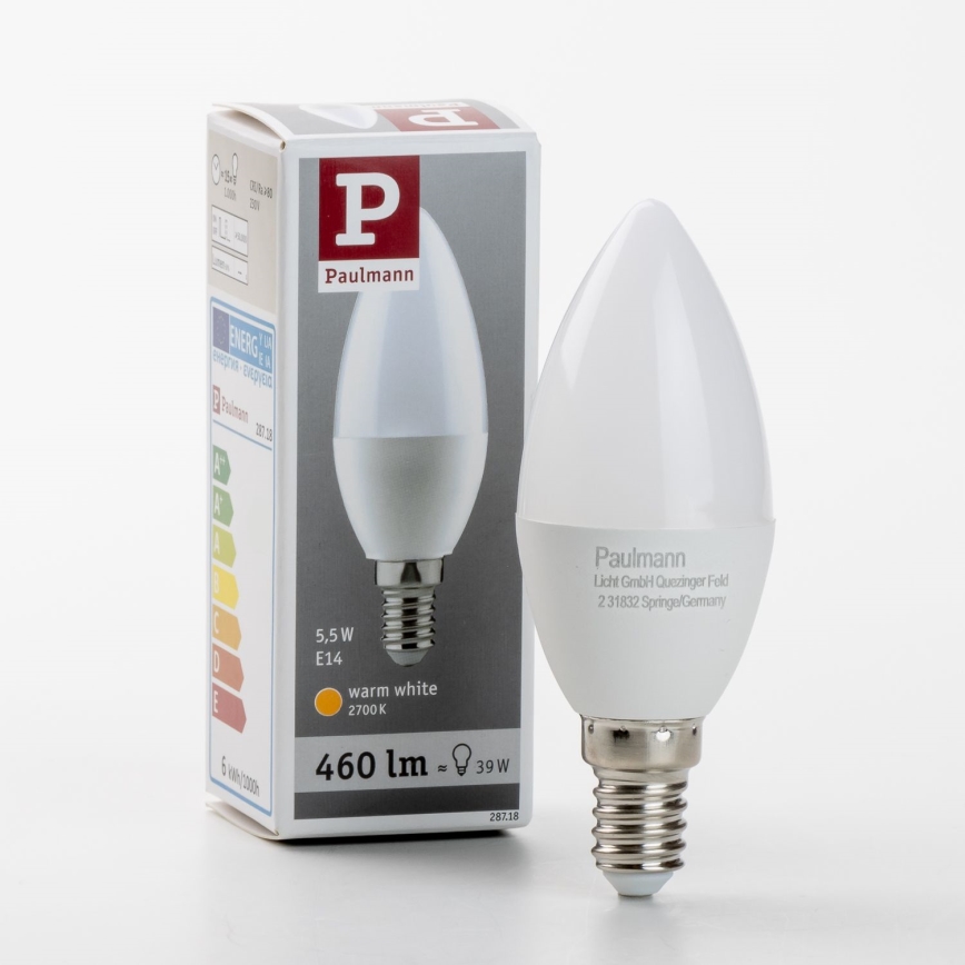 LED Pirn E14/5,5W/230V 2700K - Paulmann 28718