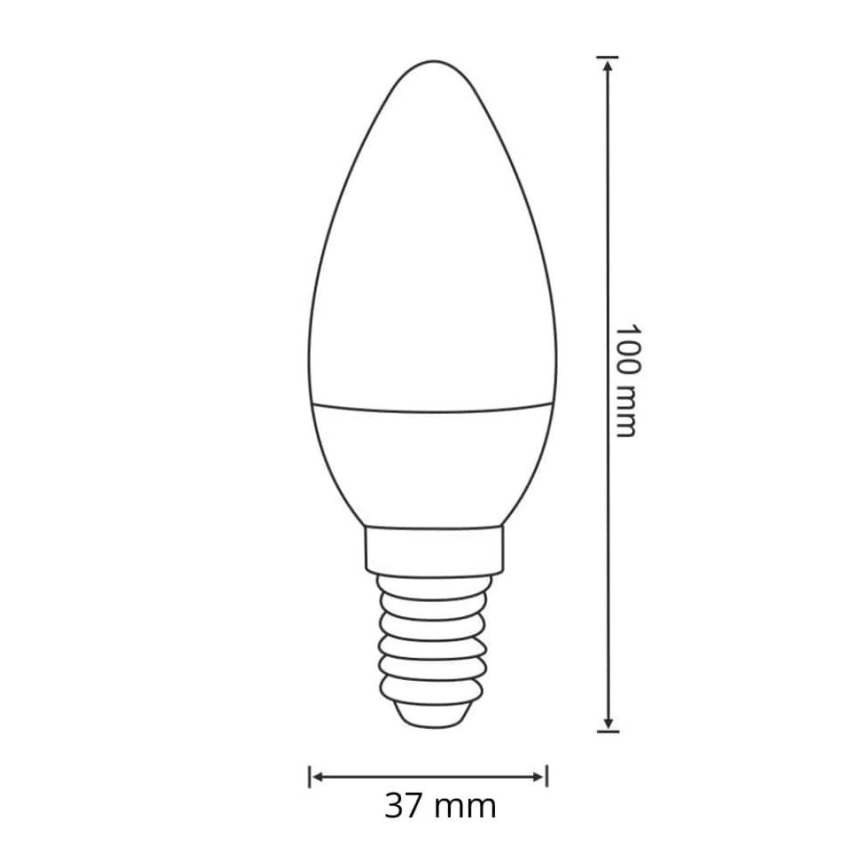 LED Pirn E14/6,3W/230V 3000K