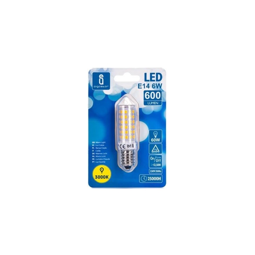 LED Pirn E14/6W/230V 3000K - Aigostar