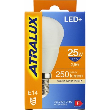 LED-pirn E14/6W/230V 3000K - Attralux