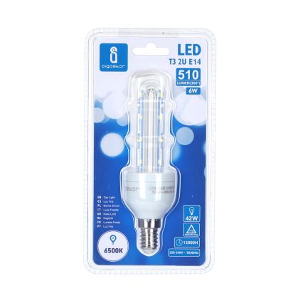 LED Pirn E14/6W/230V 6500K - Aigostar