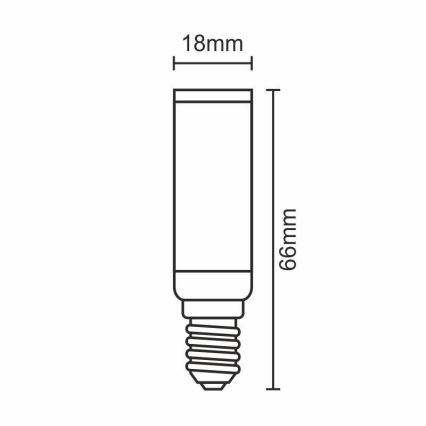 LED Pirn E14/7W/230V 2700K