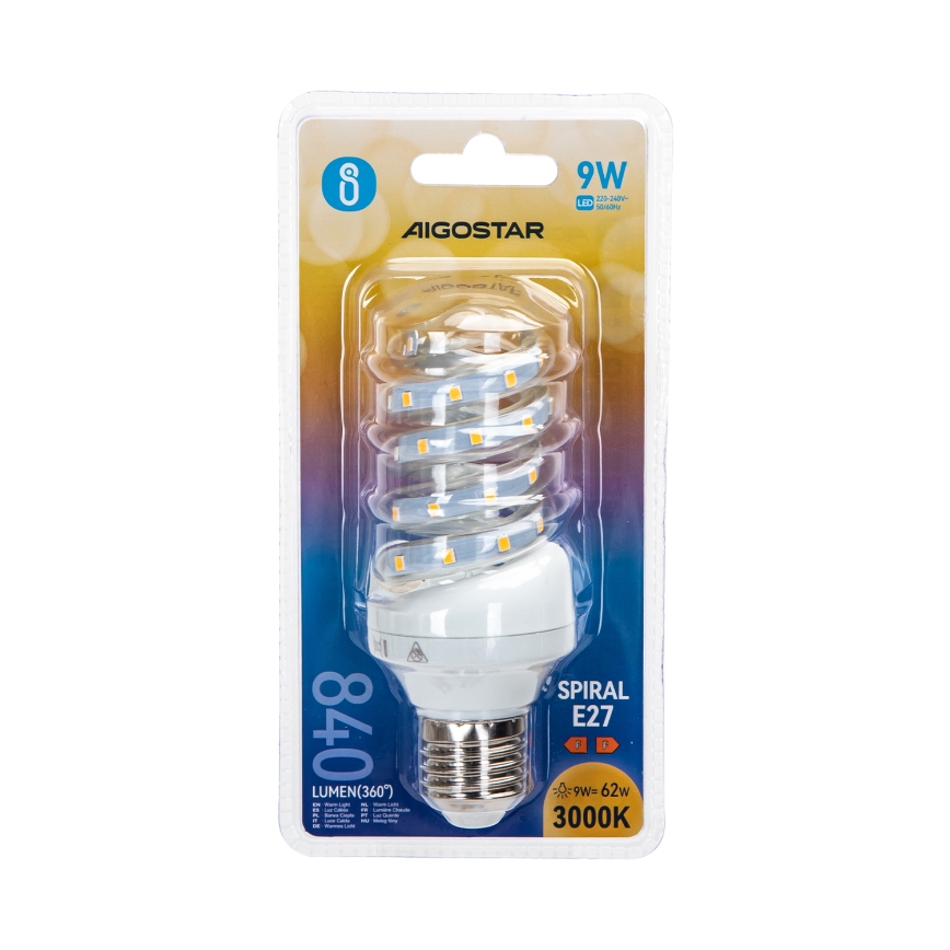 LED Pirn E14/9W/230V 6500K - Aigostar
