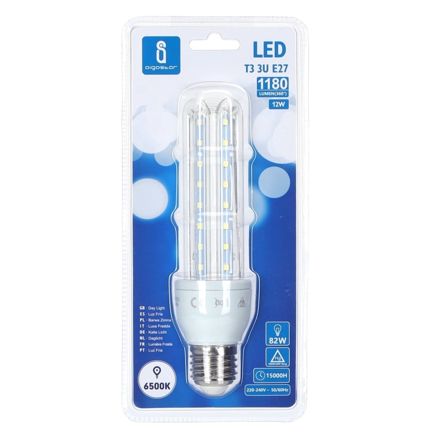 LED Pirn E27/12W/230V 6500K - Aigostar