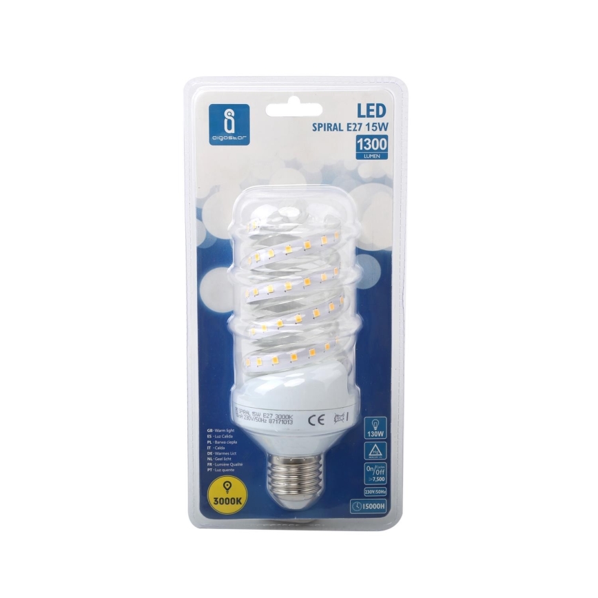 LED Pirn E27/15W/230V 3000K - Aigostar