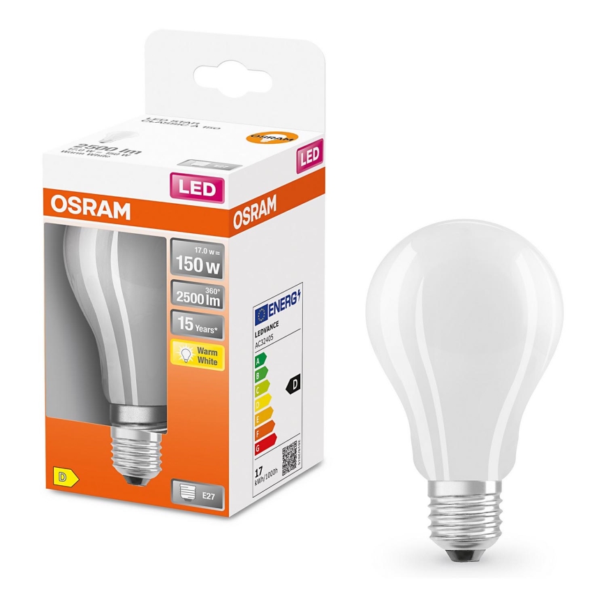 LED Pirn E27/17W/230V 2700K - Osram