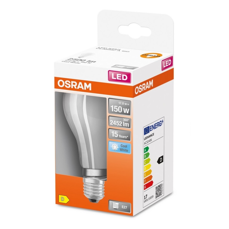 LED Pirn E27/17W/230V 4000K - Osram